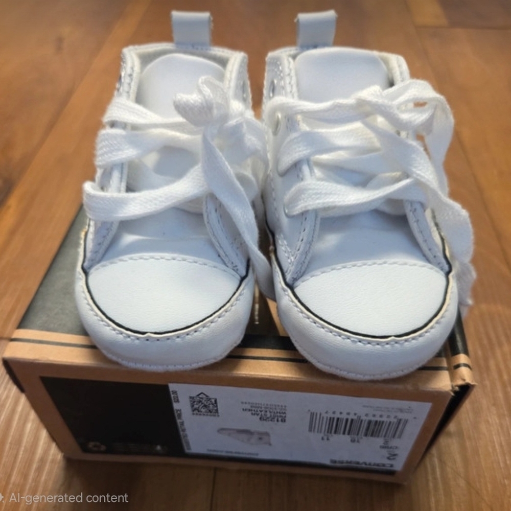 Converse White Kids Sneakers